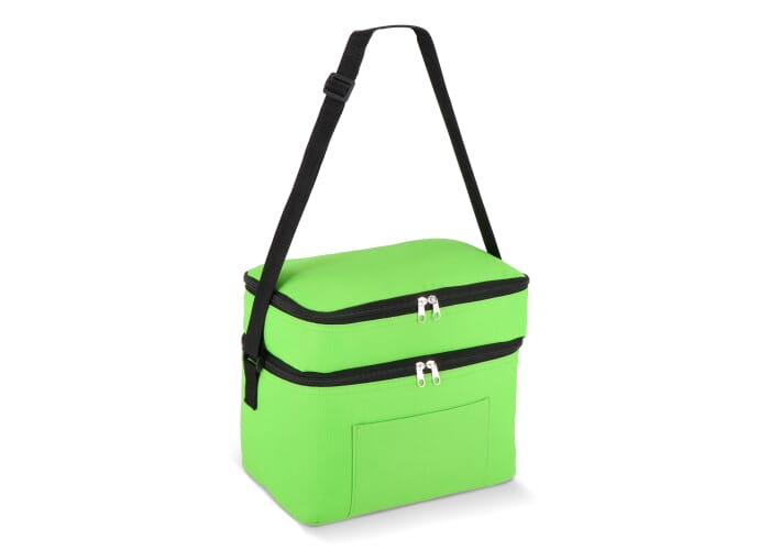 Sac isotherme promotionnel à double compartiment 12 L Vert clair